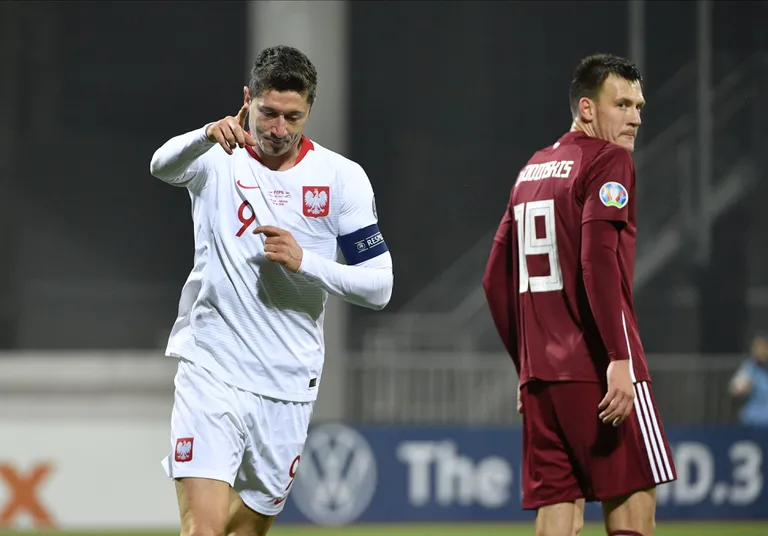 Pole Robert Lewandowski pushed for Russia to be eliminated from the competition;  his country will play the playoff against the winner of Sweden-Czech Republic