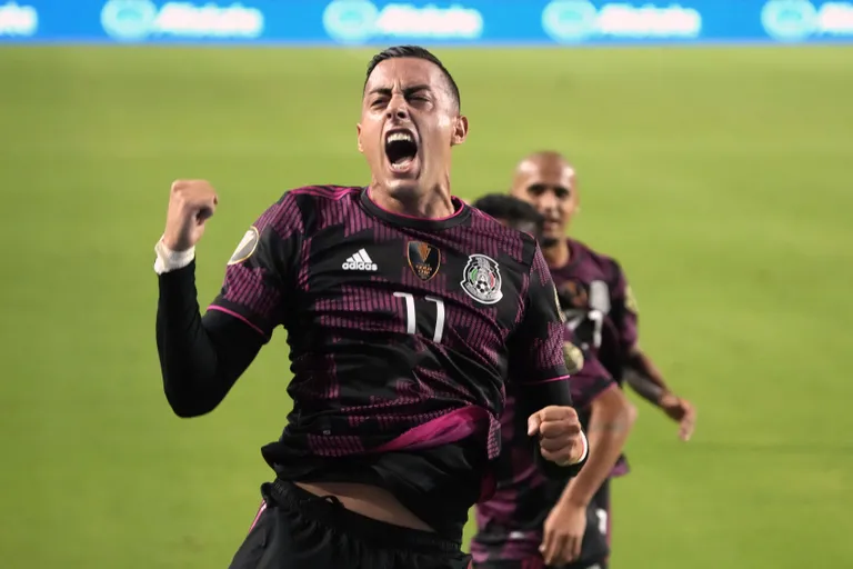 The ex-River Rogelio Funes Mori, current player of the Mexican national team, who plays the classification next week