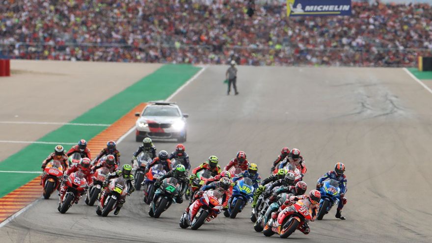Aragón backtracks and guarantees the continuity of MotoGP in Motorland until 2026
