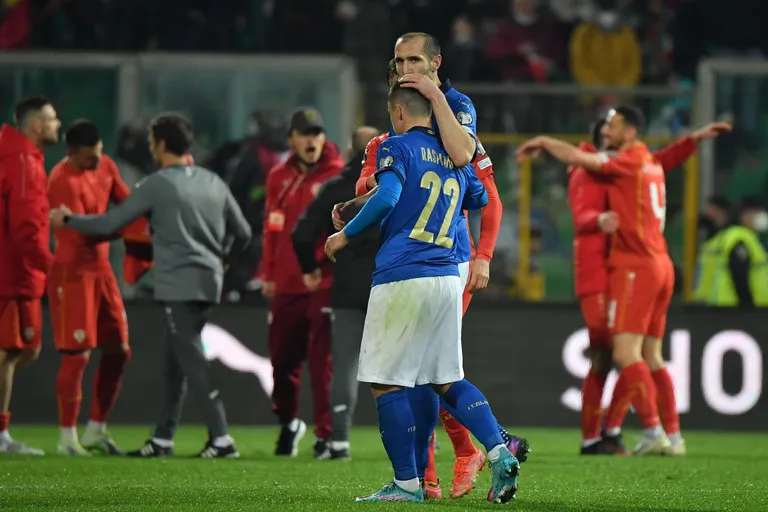 Giorgio Chiellini, devastated by Italy’s elimination from the World Cup, was blunt: “We are destroyed, there is a great void left”