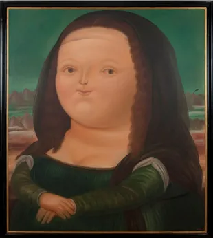 Botero recreated works by artists such as Da Vinci, Mantegna and Picasso;  currently, he paints watercolors in his house in the Italian town of Pietrasanta