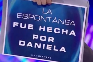 Santiago del Moro announced that the spontaneous was performed by Daniela