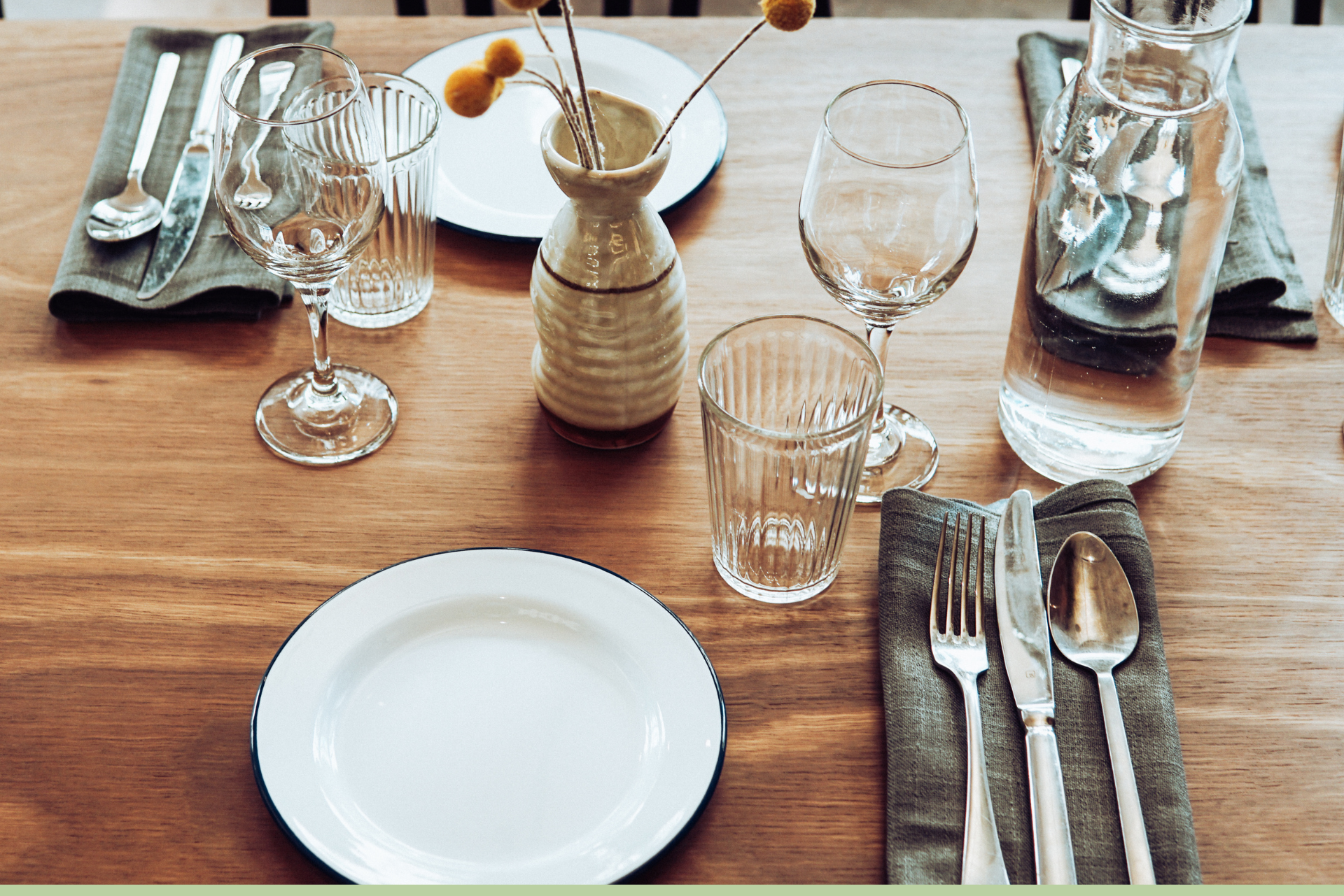Dinner for two at home