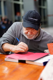 Writer Marcelo Rubens Paiva Autografa Books