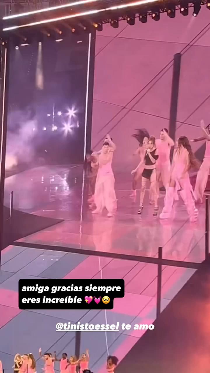 Lola Indigo thanked Tini Stessel 