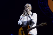 Gilberto Gil during a show of his farewell tour, time king, in Brasilia 